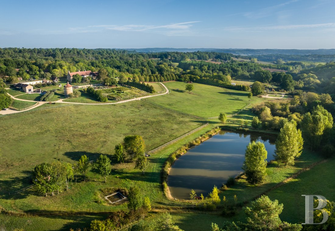 En Dordogne, entre Bergerac et Saint-Astier, un domaine du 14e siècle entouré de 13 hectares de bois et prairies - photo  n°4