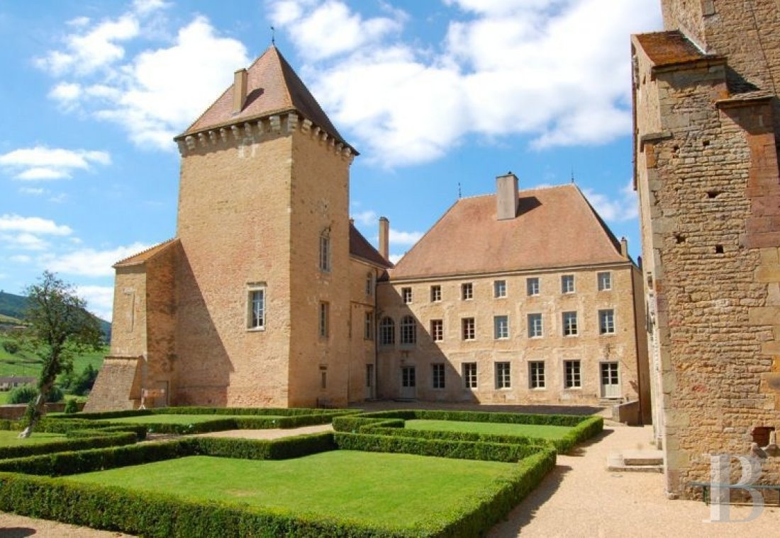 En Bourgogne, à proximité de Mâcon, un ancien château-fort régnant sur son vignoble et ses jardins - photo  n°7