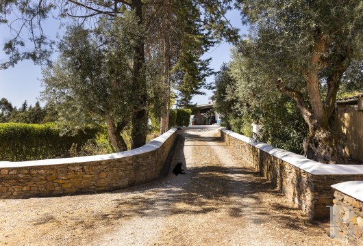 Près d'Estremoz, un domaine alentéjan composé d'habitations traditionnelles, son oliveraie et ses cultures